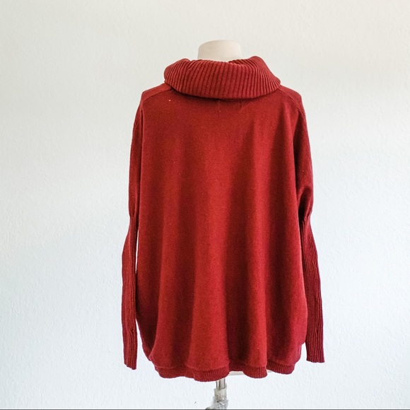 NWT DREAMERS Maroon Cowl Neck Sweater - Picture 6 of 10